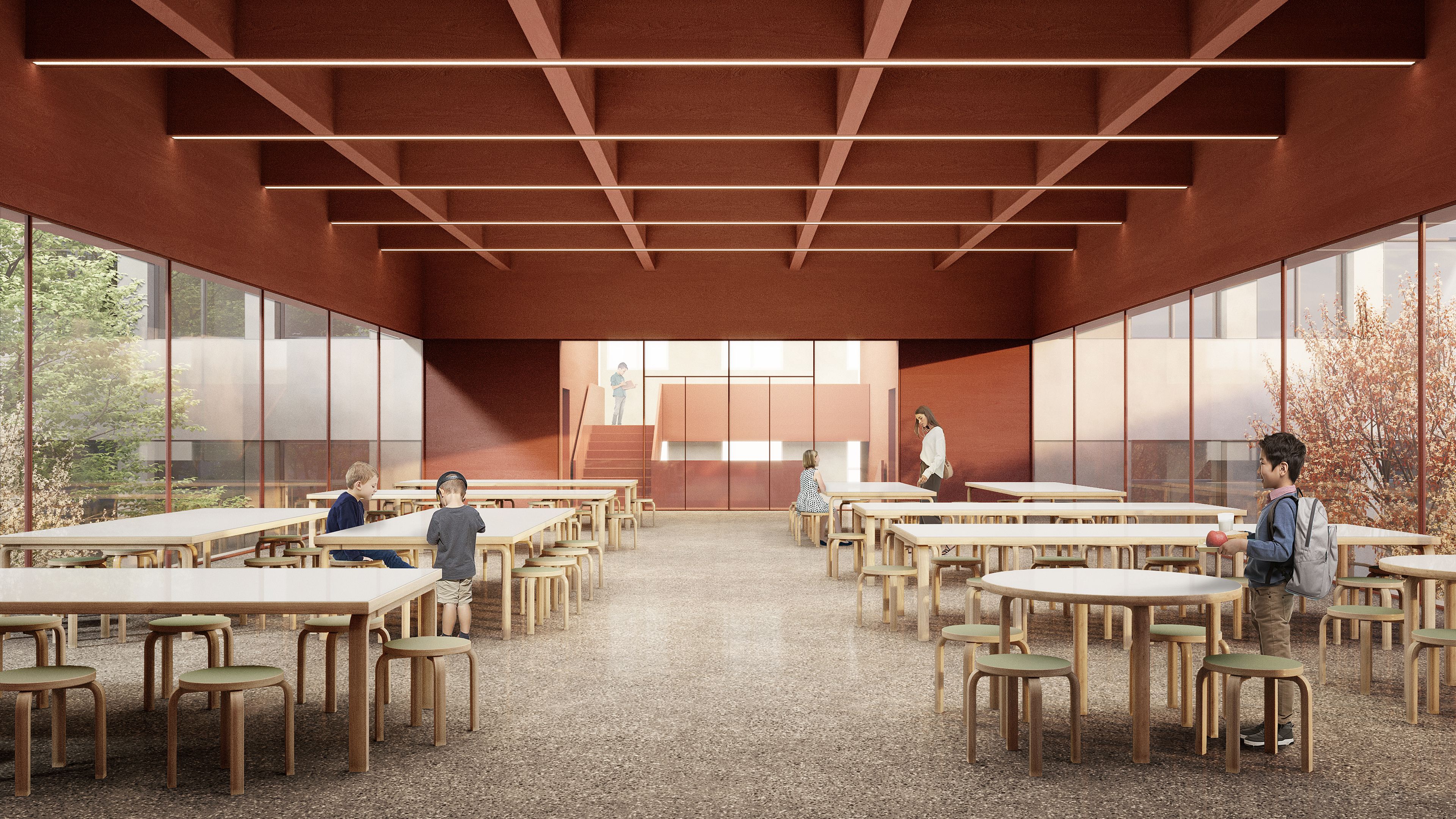 New canteen of primary school "G. Marconi"